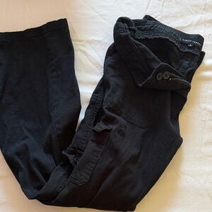 Almost Famous Black Boot Cut Cargo Pants